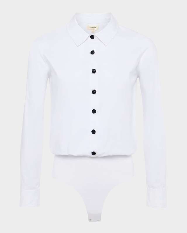 Black Long-Sleeve Bodysuit
